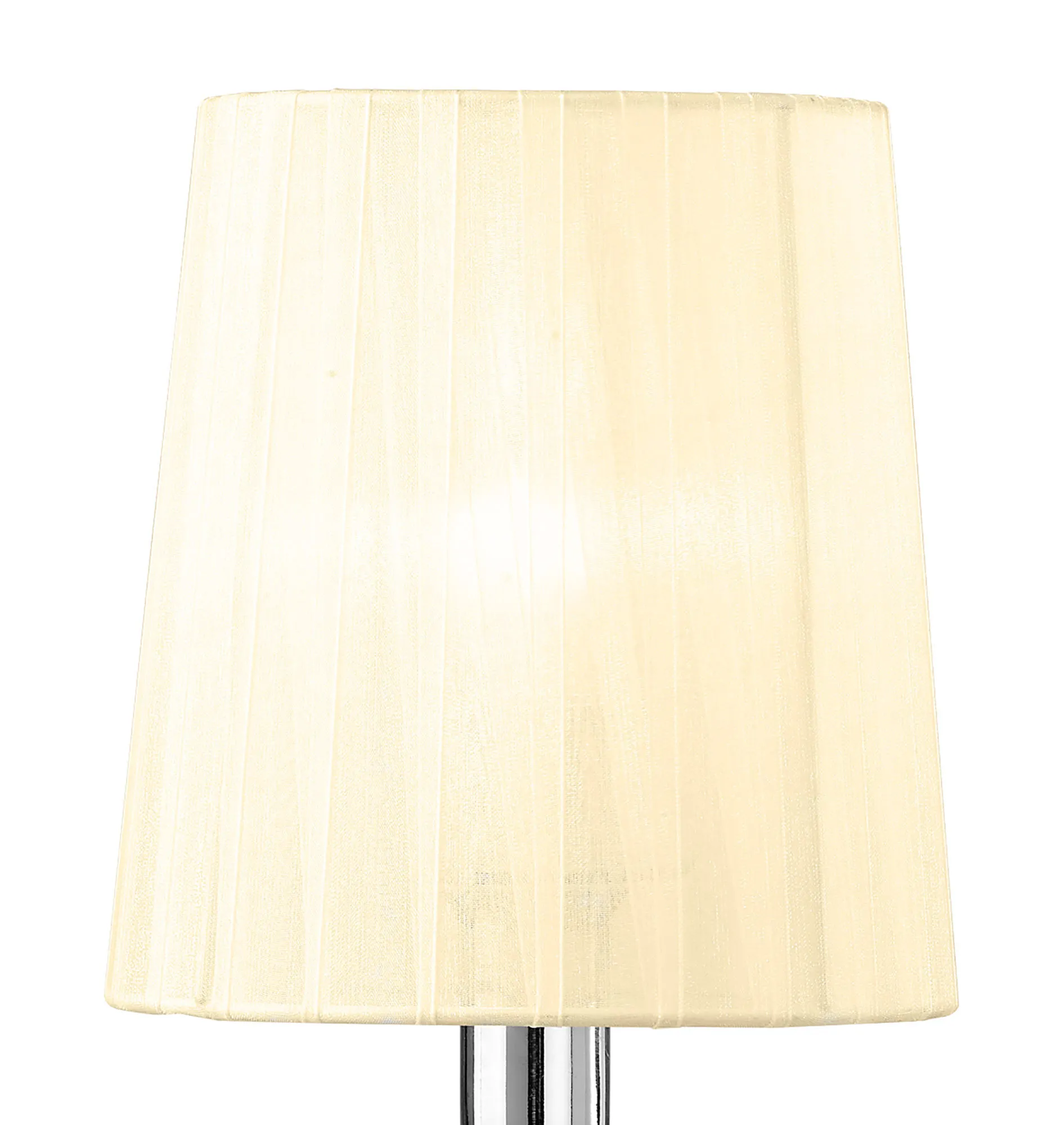 Loewe 47cm 1 Light Table Lamp M4637/CS  Mantra Loewe Polished Chrome-Cream